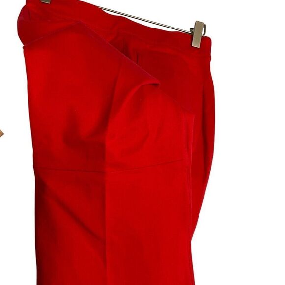 NWT Spanx Womens Petite Red Polished Kick Flare Pants, Small - Picture 6 of 16
